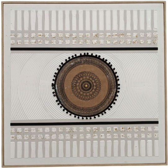 Πίνακας Boho Black & White 100x100