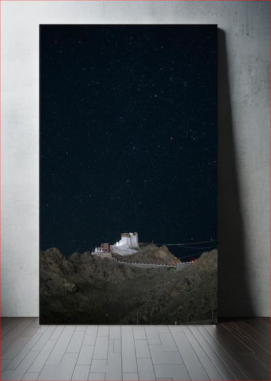 Starry Nightscape Over Monastery Έναστρο Νυχτερινό Τοπίο Πάνω Από Το Μοναστήρι 1 Starry Nightscape Over Monastery Έναστρο Νυχτερινό Τοπίο Πάνω Από Το Μοναστήρι 1