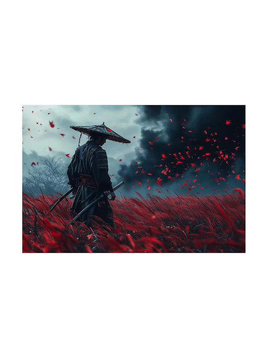 Gaming Poster Ghost Tsusima Gm2359 21cm X 30cm White Wooden Frame