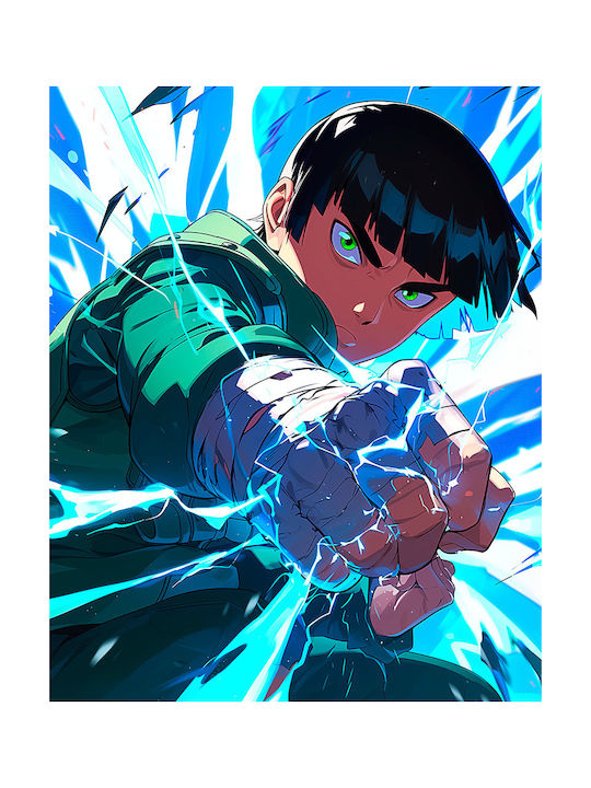 Canvas Painting Naruto Shinobi Rock Lee Knv2715 45cm X 65cm