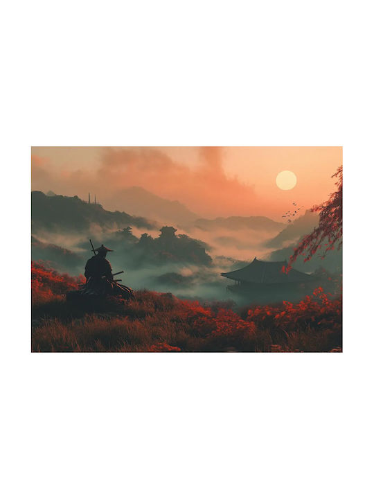 Πίνακας Καμβά Ghost Tsusima Sunset Serenity Knv2723 65cm X 95cm