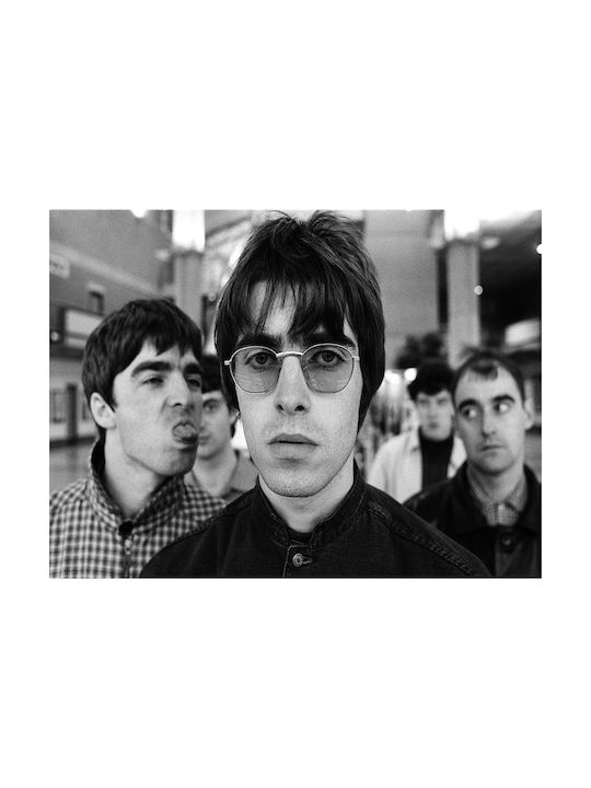 Music Poster Oasis Ms150 21cm X 30cm Λευκό Κάδρο Pvc
