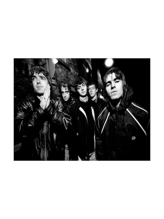 Music Poster Oasis Ms151 21cm X 30cm White Frame Pvc