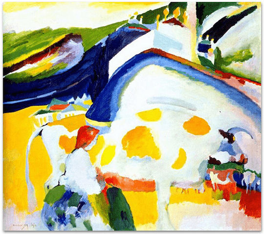 Καμβάς Wassily Kandinsky Η Αγελάδα 85χ96