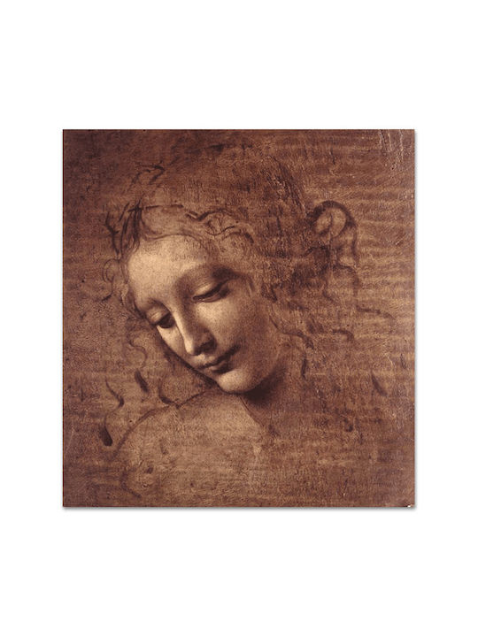 Καμβάς Leonardo Da Vinci Γυναικείο Κεφάλι 66x66