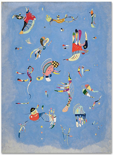 Καμβάς Wassily Kandinsky Γαλάζιο Του Ουρανού 142χ195