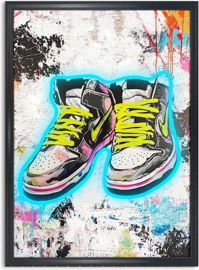 Πίνακας “sneakers Pop Art” Neon Led Φωτισμό 50x70 Εκ Πίνακας “sneakers Pop Art” Neon Led Φωτισμό 50x70 Εκ
