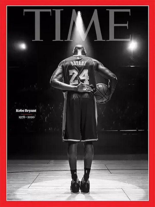 Poster NBA Kobe Bryant Snk266 30cm x 40cm Frame Dark Natural Wood Brown