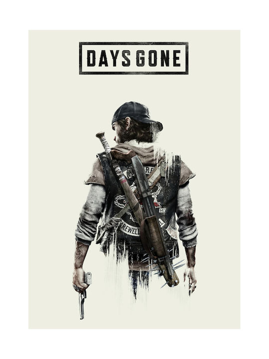 Gaming Poster Days Gone Deek Gm2344 30cm X 40cm Κορνίζα Σκούρο Φυσικό Ξύλου Καφέ