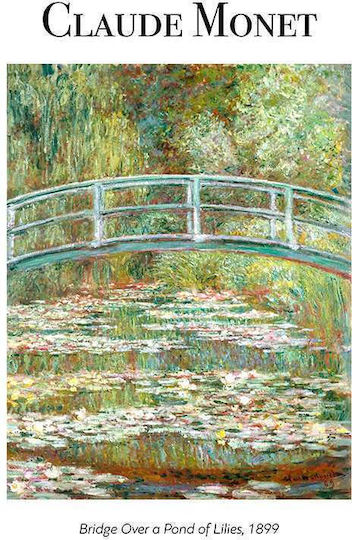 Claude Monet - Bridge Over A Pond Of Lilies A Ξύλινο