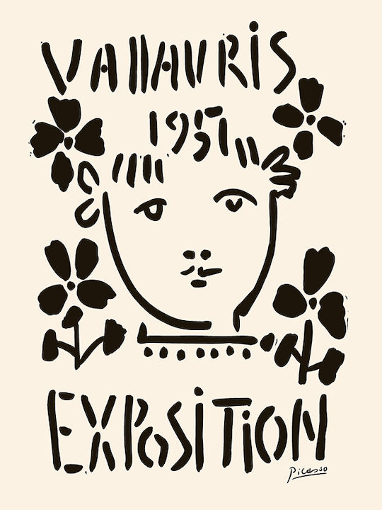 Poster Pablo Picasso Vallauris 1957 Art247 60cm x 90cm