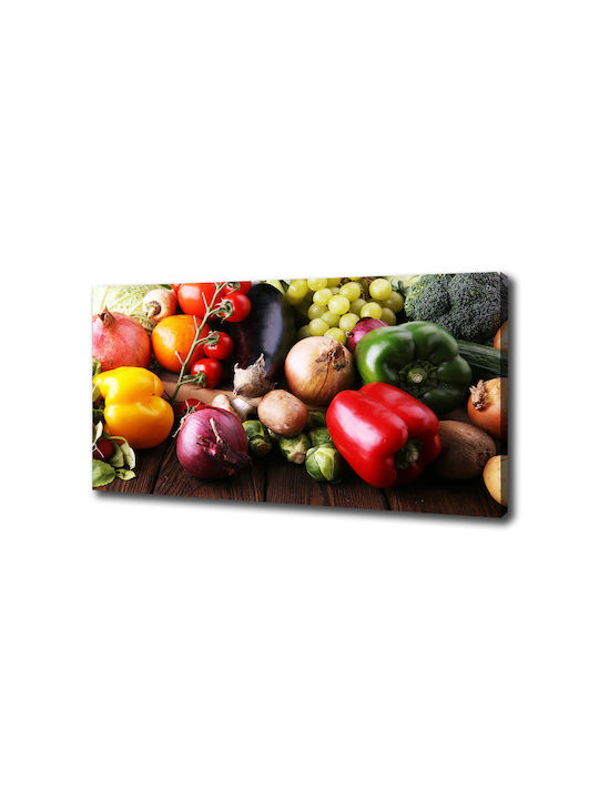 Dekoratives Gemälde Segeltuch Geeignet Für Jeden Raum Gemüse Früchte 100x50 cm