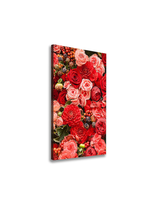 Panou De Perete Pânză Casă & Birou Buchet De Flori 60x120 Cm