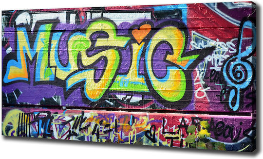 Wall Canvas Painting High Quality Graffiti Print On Wall 140x70 Cm