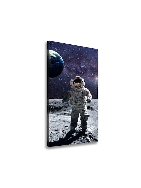 Wall Canvas Painting Ideal Everyday Decoration Astronaut 60x120 Cm