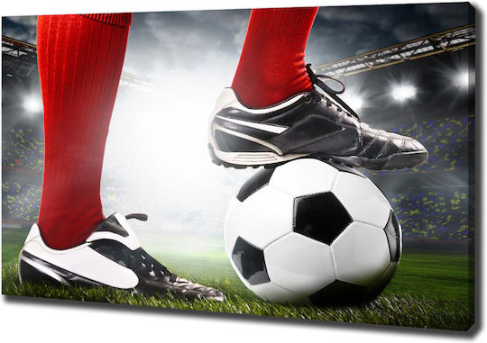 Canvas Painting Ready Frame Football Player Legs 100x70 Cm Canvas Painting Ready Frame Football Player Legs 100x70 Cm