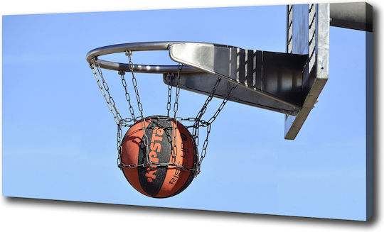 Wall Canvas Painting High Durability Quality Print Basketball 100x50 Cm Wall Canvas Painting High Durability Quality Print Basketball 100x50 Cm