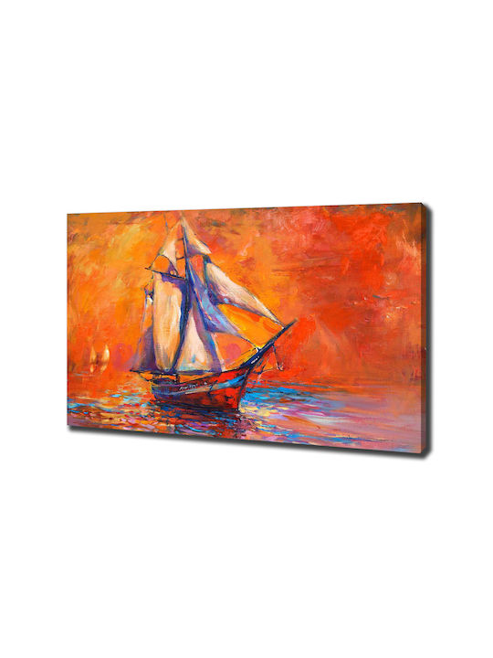 Panou De Perete Din Pânză Finisaj Îngrijit Navă Spațială 100x70 Cm