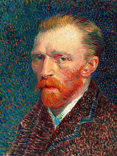 Poster Van Gogh' S Portrait Ξύλινο