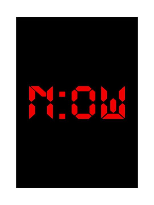Quote Poster Now Pq173 50cm X 70cm Μαύρη Ξύλινη Κορνίζα
