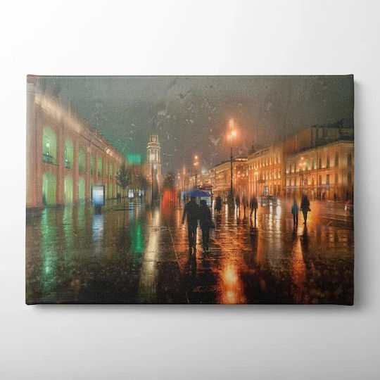 Панел Платнен Двойка Град Knv444 80см X 120см