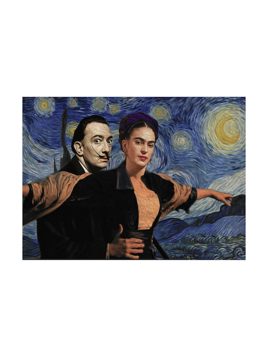 Panou Pânză Dali Frida Titanic Ofertă 60x40 Cm