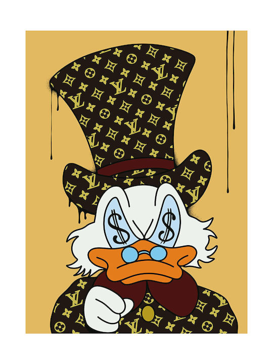 Платнен Панел Donald Duck Street Art 70x100 см