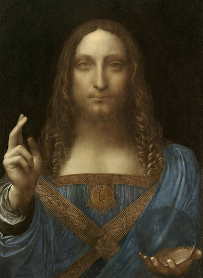 I-gallery Salvator Mundi Leonardo Αντίγραφο του Da Vinci σε Καμβά