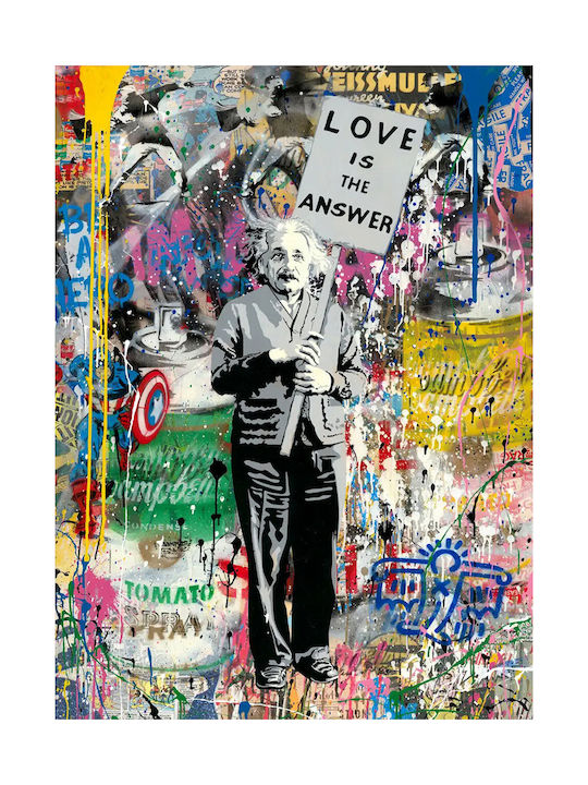 Платнен Панел Love Is Answer Street Art Ii 100x150 См