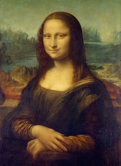 I-gallery Mona Lisa Leonardo Αντίγραφο του Da Vinci σε Καμβά