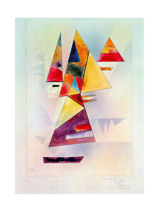 I-gallery Πίνακας Αντίγραφο του Wassily Kandinsky σε Καμβά 60x90cm