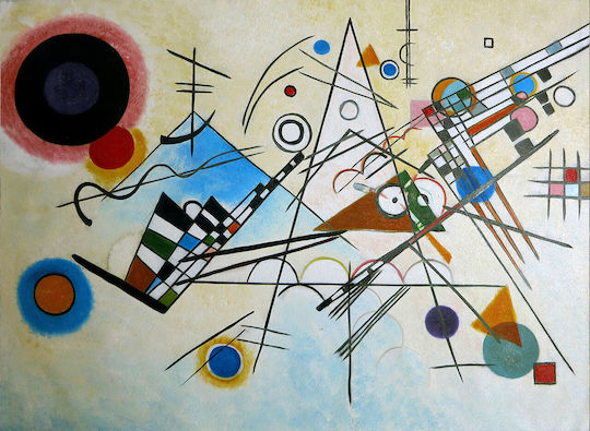 I-gallery Πίνακας Αντίγραφο του Wassily Kandinsky σε Καμβά