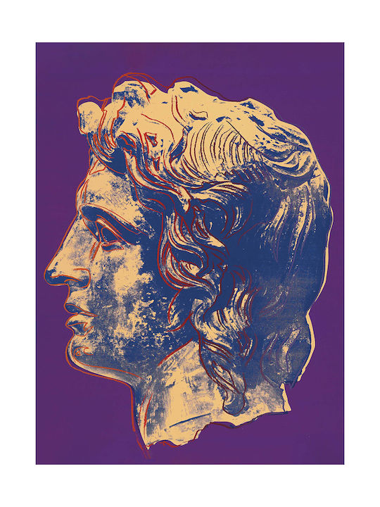 Painting Canvas Alexander Great Pop Art 40x60 Cm