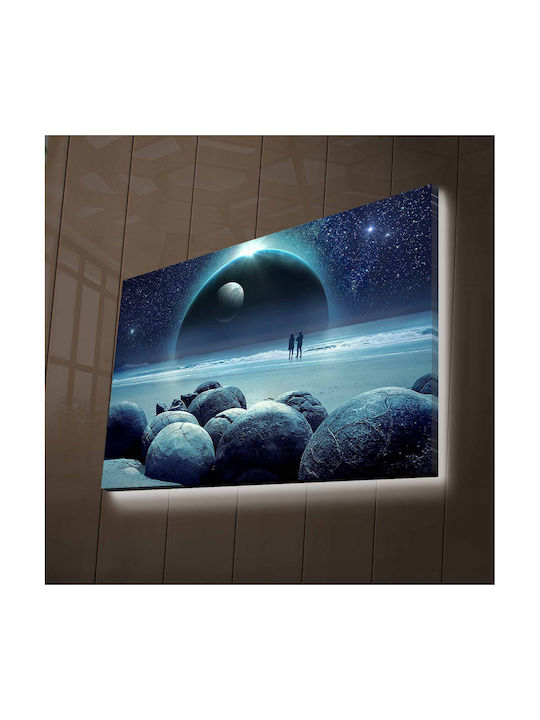 Πίνακας σε Καμβά με LED Φωτισμό 45x45cm