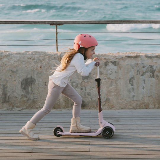 SmarTrike Kids Scooter Foldable Xtend LED Mini Ride 3-Wheel with Seat for 9+ Years Pink 2501302