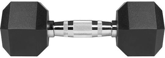 Rebel Set Hexagonal Rubber Dumbbells 2 x 7kg