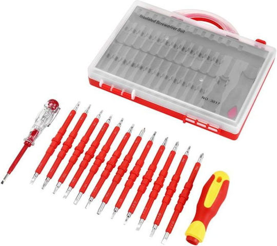 Set 14 Insulated Screwdrivers Kraft&Dele Up To 1000V AC KD5971