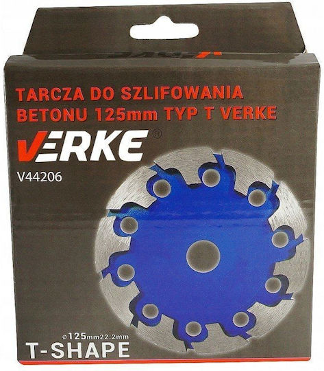 Grinding Disc 125mm Type T Verke V44206 5mm Segment