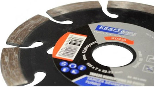 Disc Diamantat Beton Kraft&dele 125 X 7 X 22.23 Mm