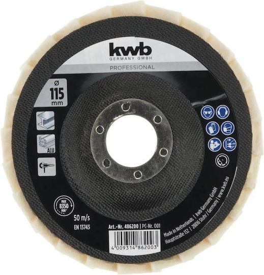 KWB Disc de șlefuire Μetal 115mm