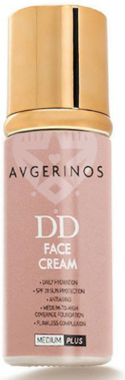 AVGERINOS DD Medium Plus Day Face Cream with SPF20 for Moisturizing Anti-Aging & Firming with Niacinamide 50ml