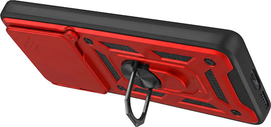 Mayaxess Ring Case Redmi Note 15 5g Sliding Camera Cover Red