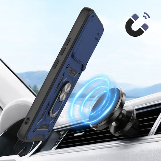 Mayaxess Ring Case Redmi Note 15 5g Sliding Camera Cover Night Blue