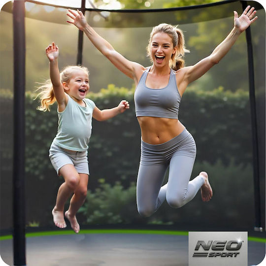 NEO Sport Trambulină Pentru Copii Diametru 103 cm cu Plasă de Protecție și Scară