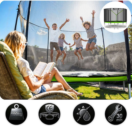 NEO Sport Trambulină Pentru Copii Diametru 103 cm cu Plasă de Protecție și Scară