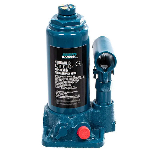 Auto Practic Bottle Jack for Load Weight up to 2 Tons