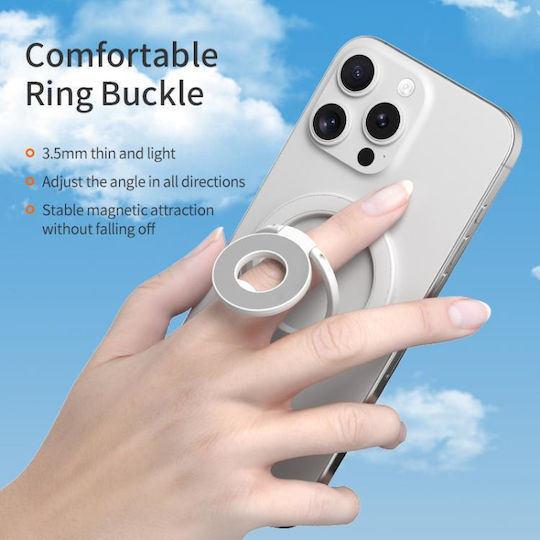 Triple Foldable Magnetic Phone Case Magsafe Double Sided Purple