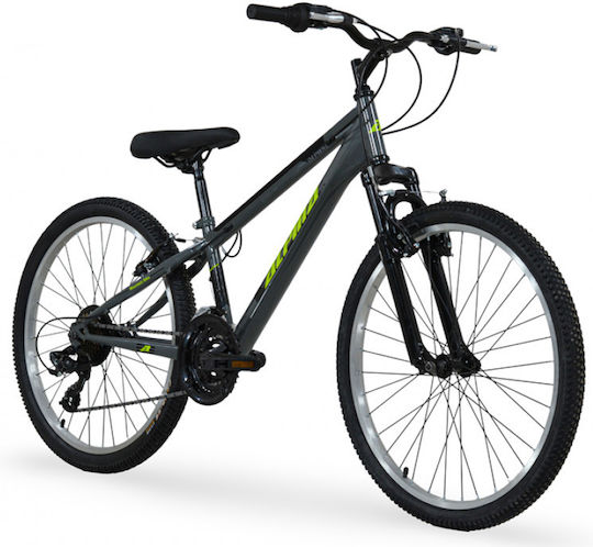 Alpina 24" Bicicletă Copii Mountain Bike Gri
