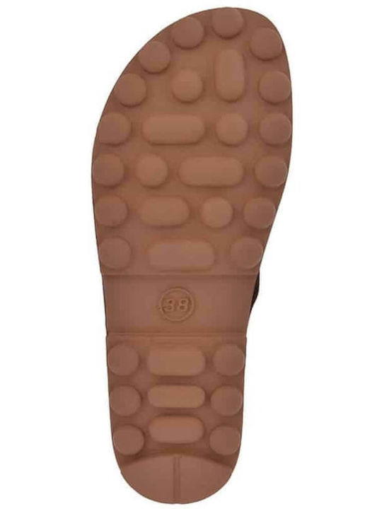 Δερμάτινα Γυναικεία Σανδάλια Cacao