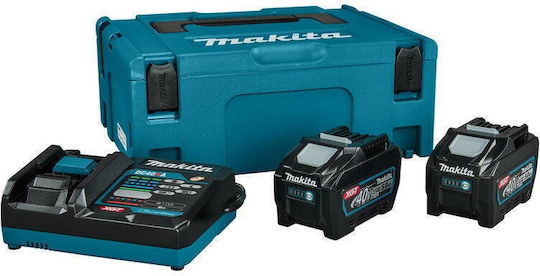 191v35-5 Xgt Set 2 Batteries Charger Li-ion 40 V 5 Ah Fast Charging Special Case